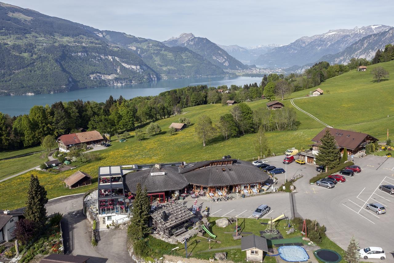 Chemihuette Hotel Aeschi Bei Spiez Bagian luar foto